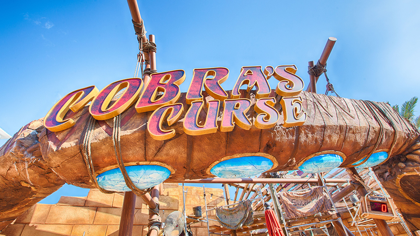 Themed Fabrication for Cobra's Curse at Busch Gardens Tampa Bay